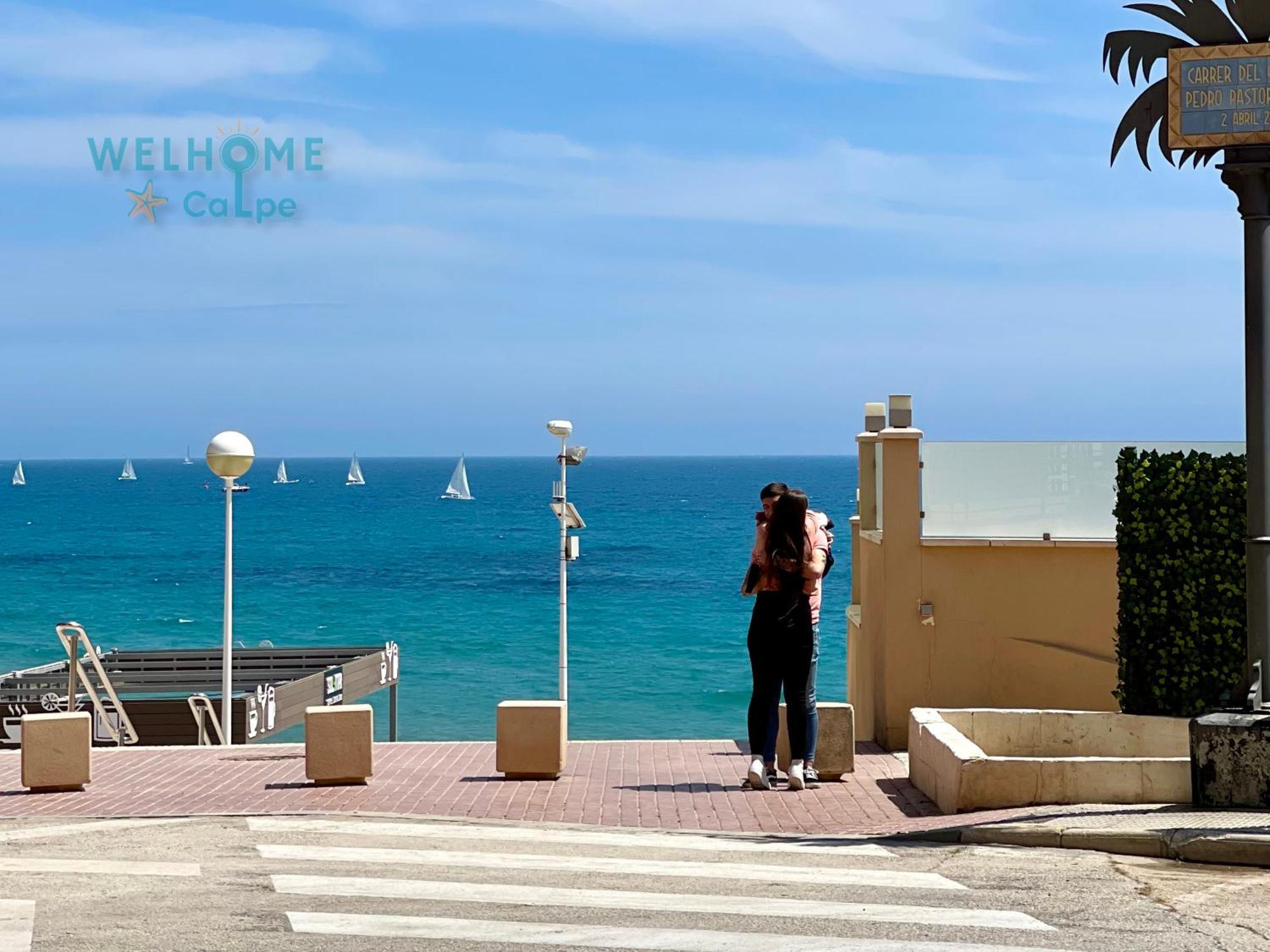 Acuarela Estudio, 1ª Linea, Vista Al Mar, Piscina กัลเป ภายนอก รูปภาพ