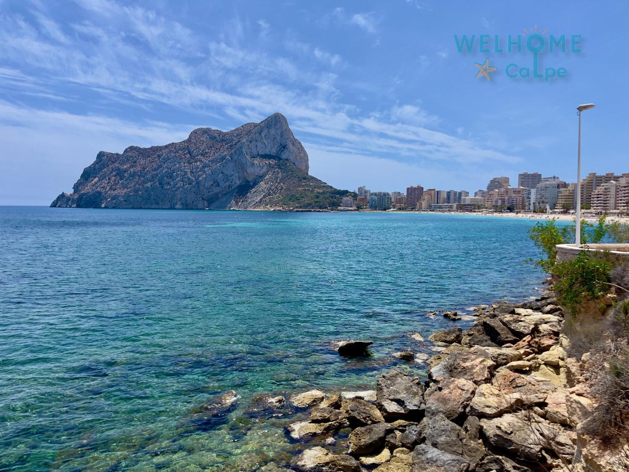 Acuarela Estudio, 1ª Linea, Vista Al Mar, Piscina กัลเป ภายนอก รูปภาพ