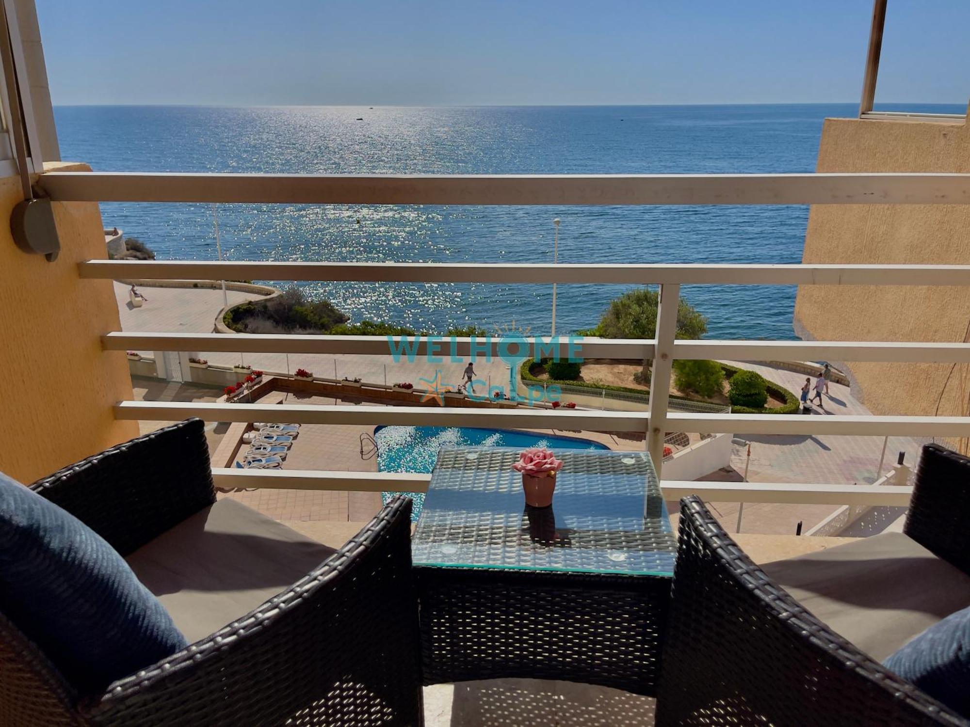 Acuarela Estudio, 1ª Linea, Vista Al Mar, Piscina กัลเป ภายนอก รูปภาพ