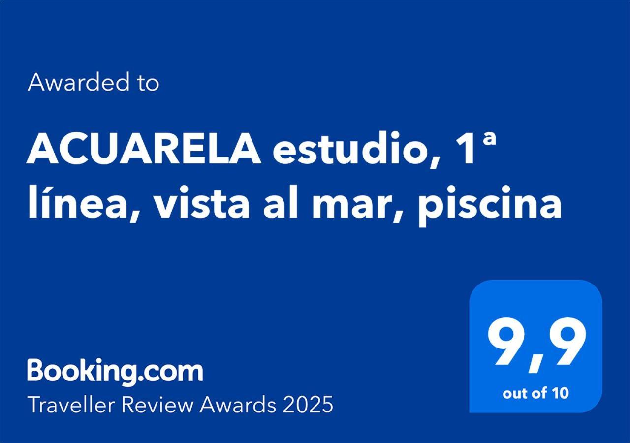 Acuarela Estudio, 1ª Linea, Vista Al Mar, Piscina กัลเป ภายนอก รูปภาพ